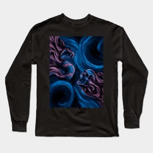 Skull & Snake (cold) Long Sleeve T-Shirt